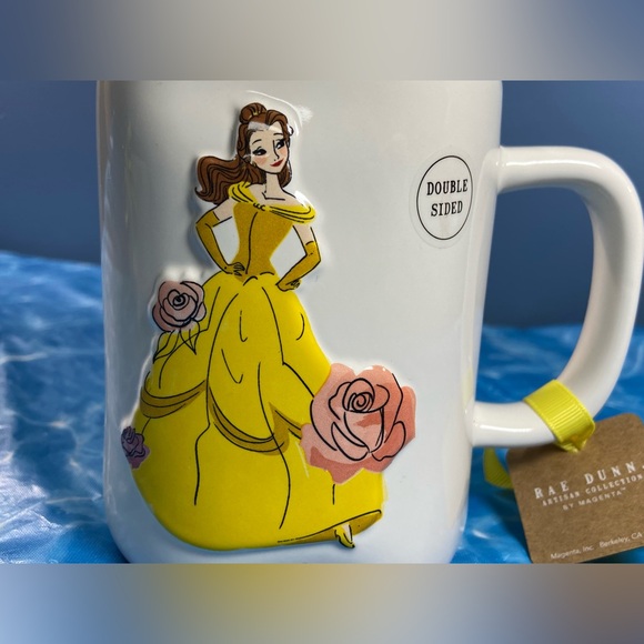 Rae Dunn - Disney Princess - Beauty & The Beast - Belle / Beauty Mug - BNWT 🥀 - Picture 8 of 11